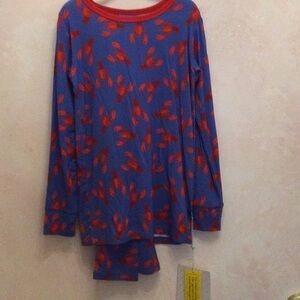 Blue & Red Kids Pajama Set - Long Sleeve Cozy Sleepwear